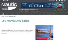 PAGE NOUVEAUTE NAUTIC DE PARIS