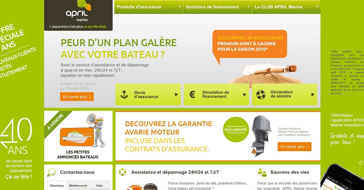 April Marine assure la plaisance collaborative Argus du Bateau